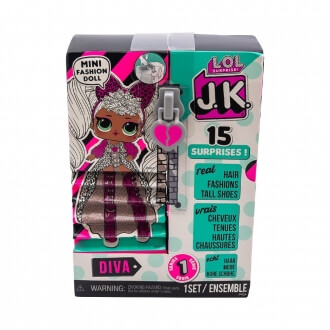 Кукла LOL Surprise Mini Fashion Doll (Мини модницы) JK Diva с 15 сюрпризами-1